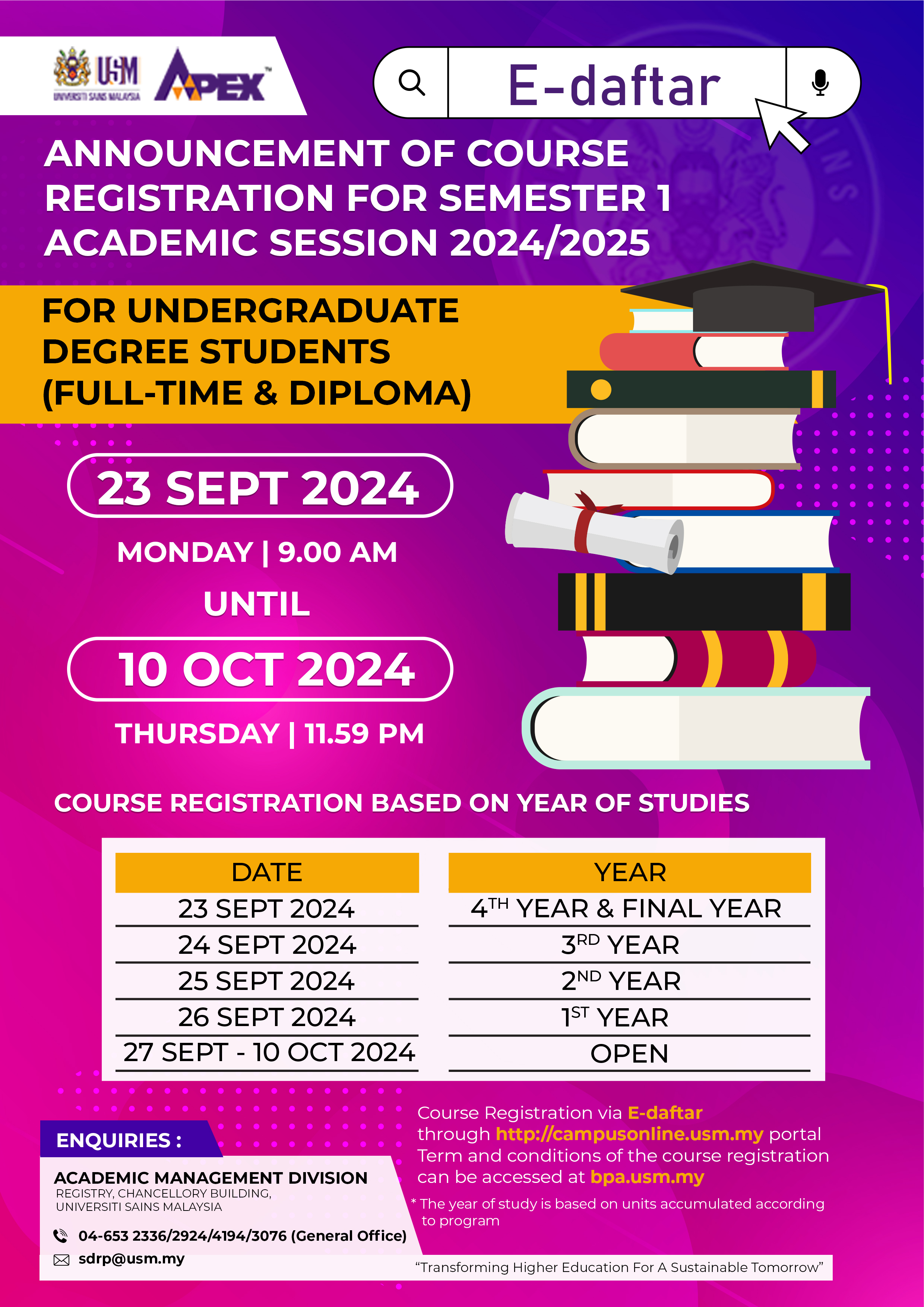 Poster English Version   Registration Activity Circular SEM 1 2024.2025