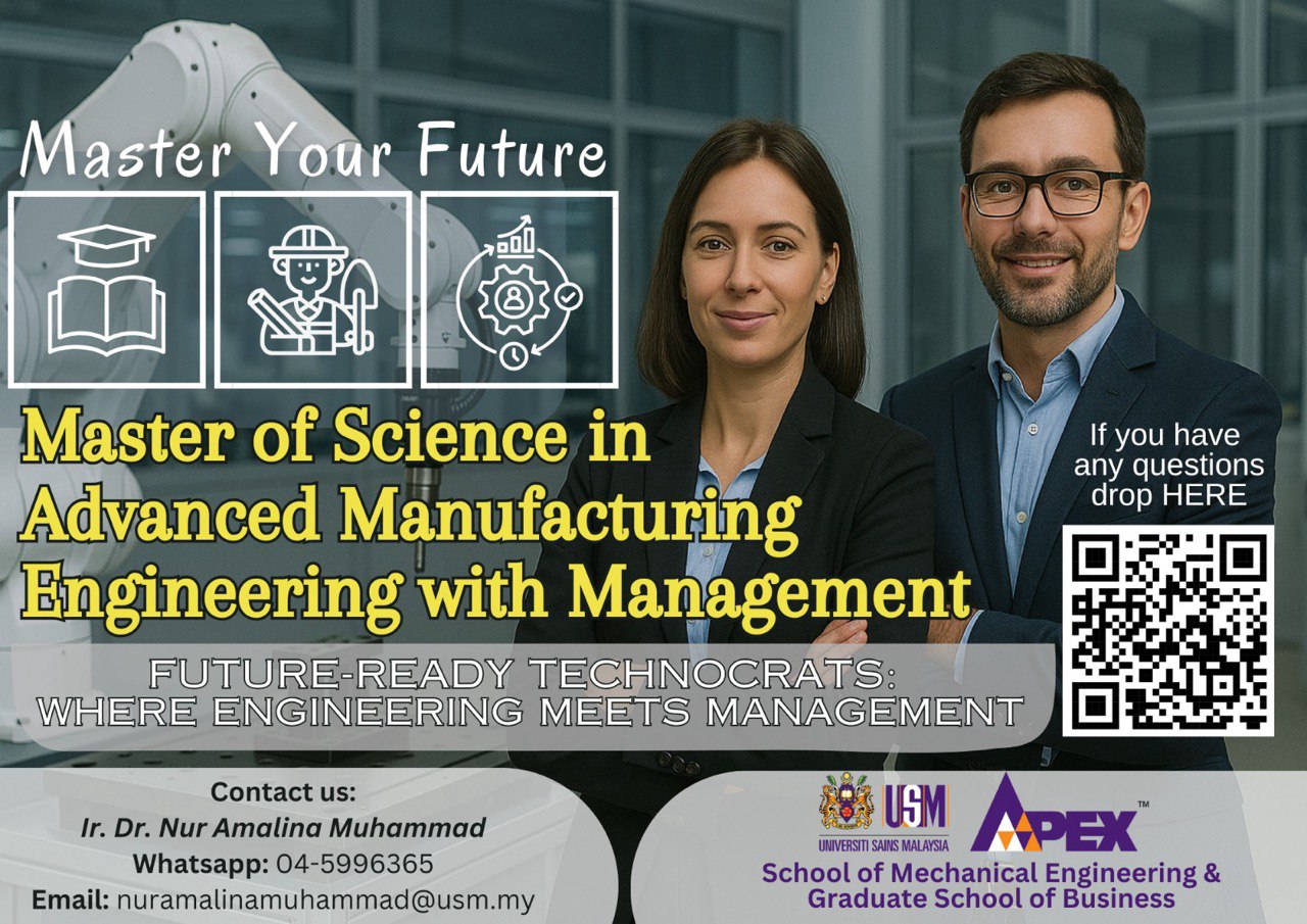Master of Science in Advanced Manufacturing